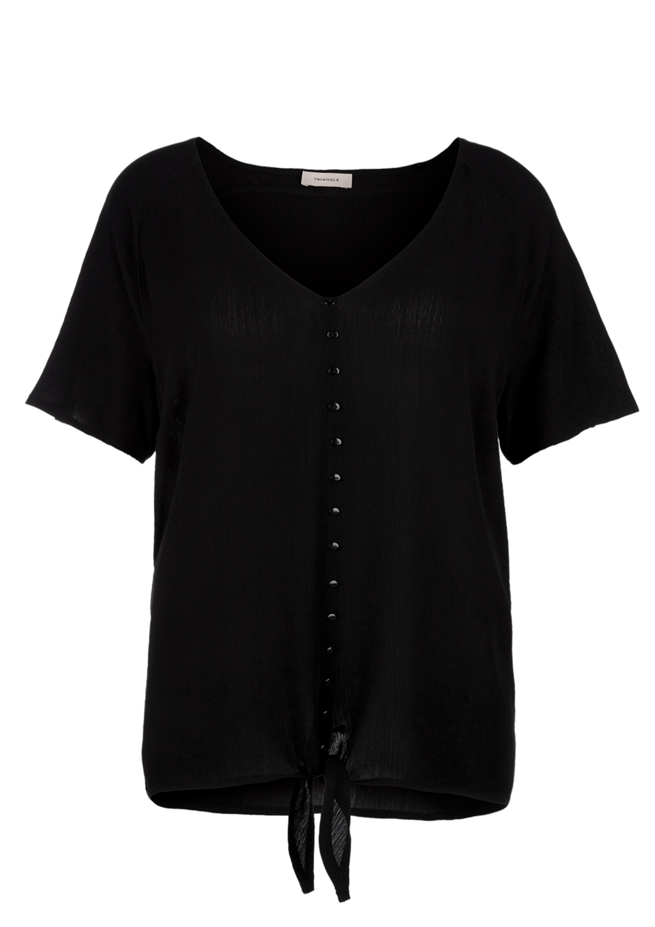 TRIANGLE - Bluse in schwarz