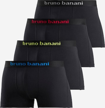 BRUNO BANANI Boxershorts i svart: framsida