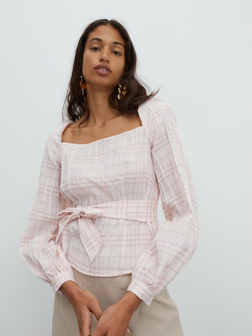 EDITED Blouse 'Edda' in Roze: voorkant