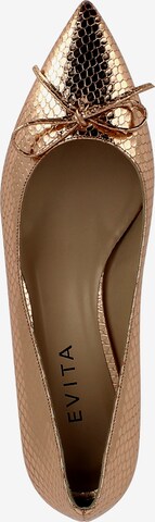 EVITA Ballet Flats in Bronze