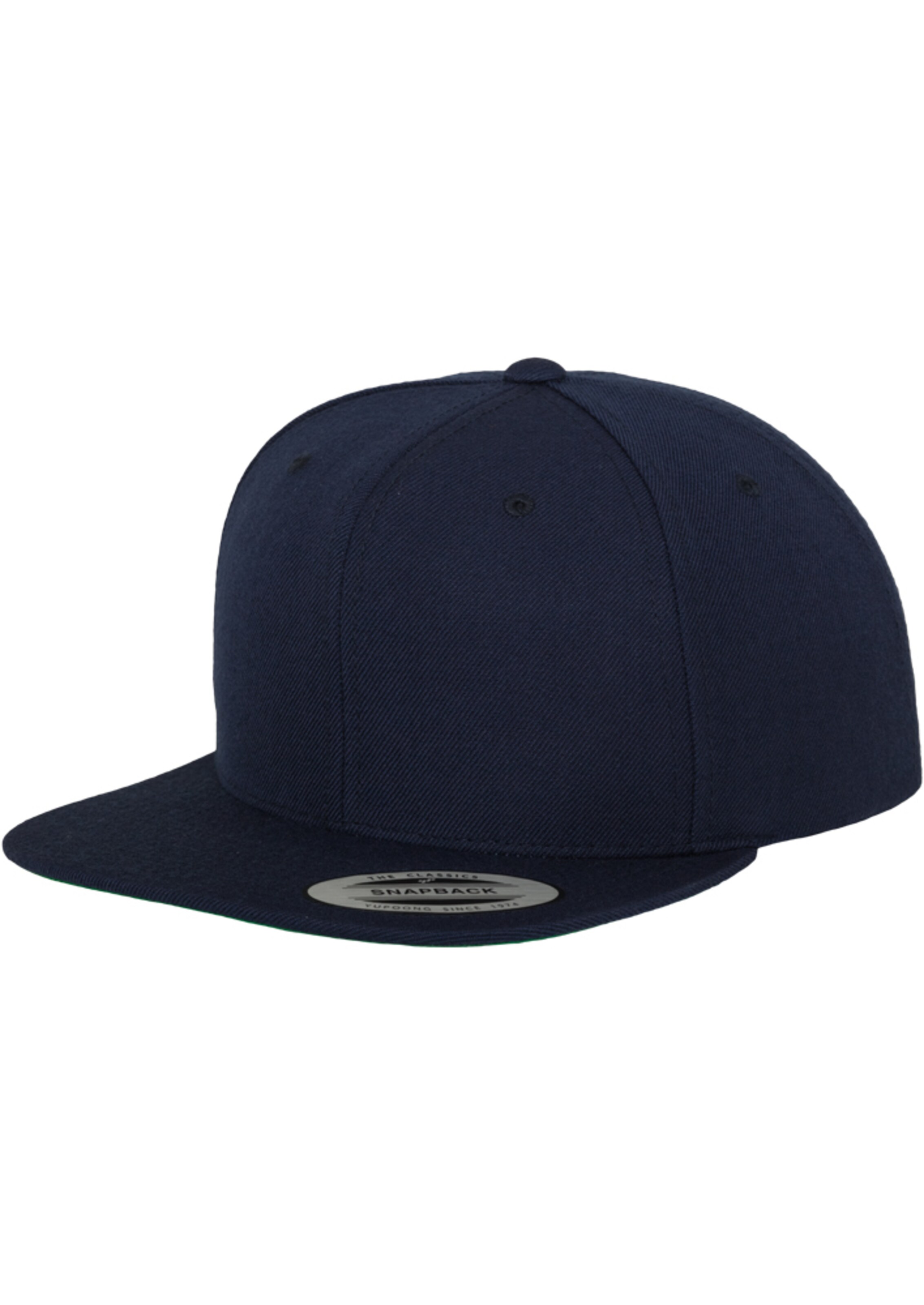 Flexfit Cap in Blau: Vorderseite