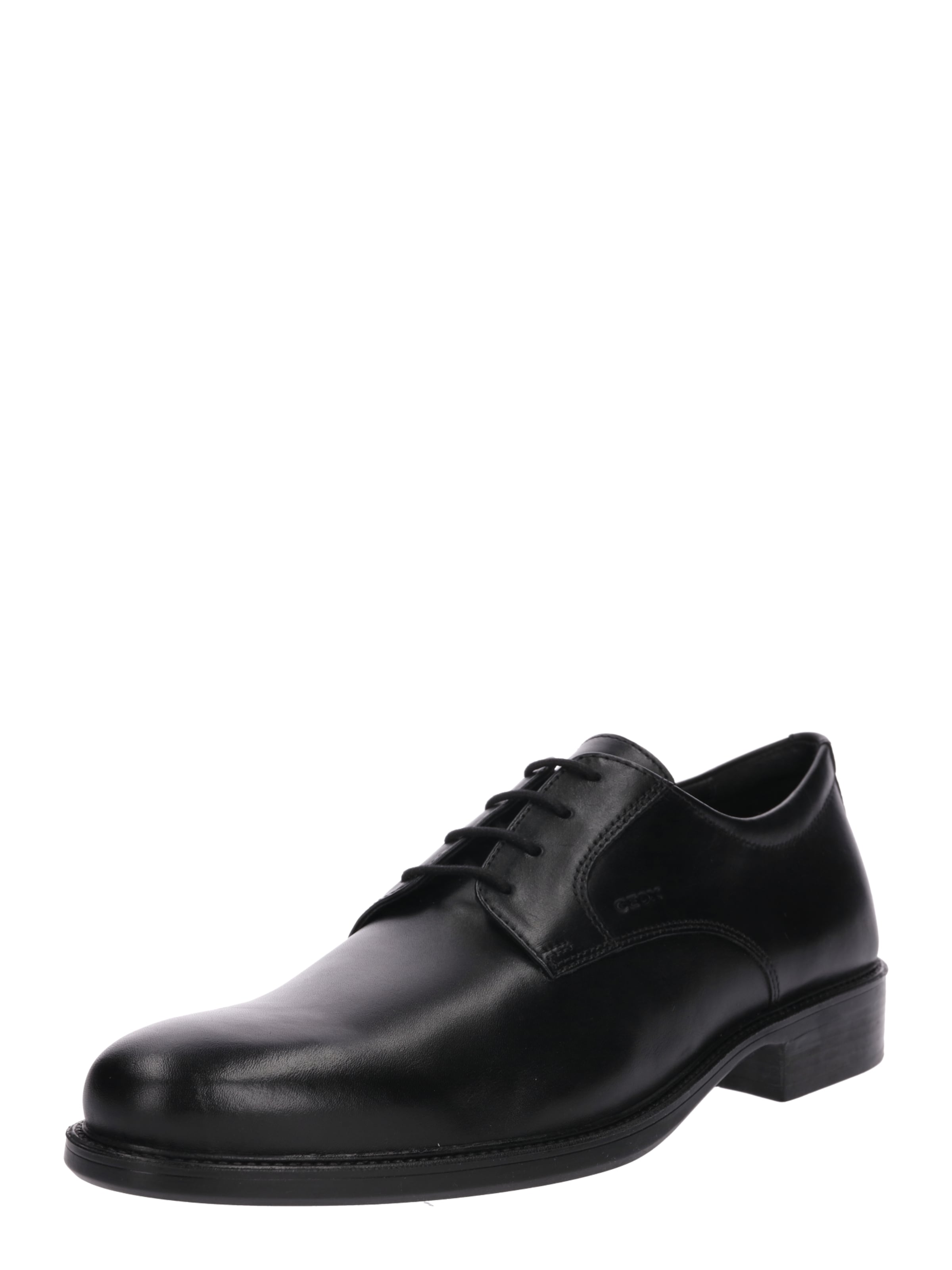 GEOX Buty sznurowane w kolorze czarny: przód