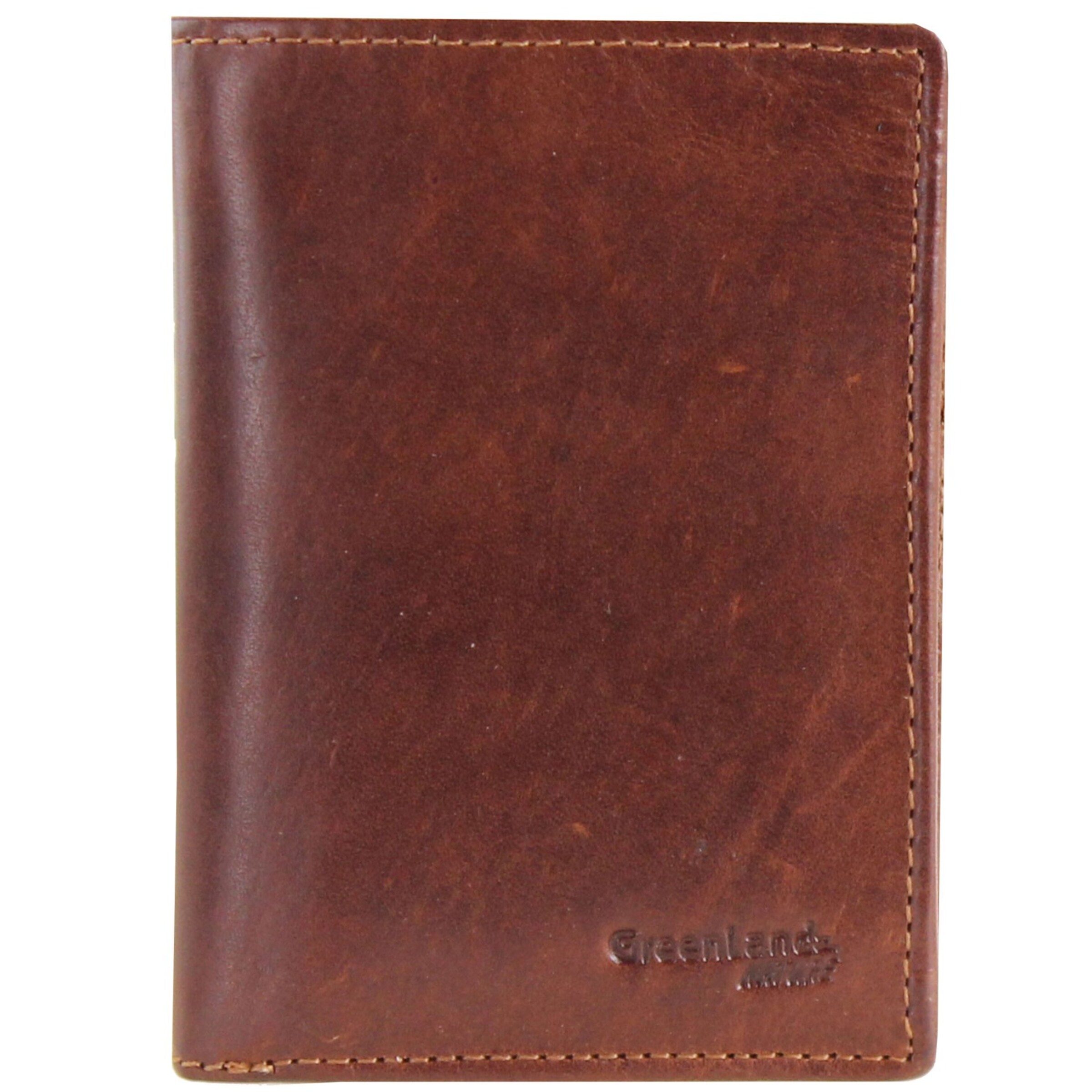 Greenland Nature Wallet 'Rubin' in Brown: front