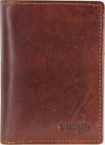 Greenland Nature Wallet 'Rubin' in Brown: front