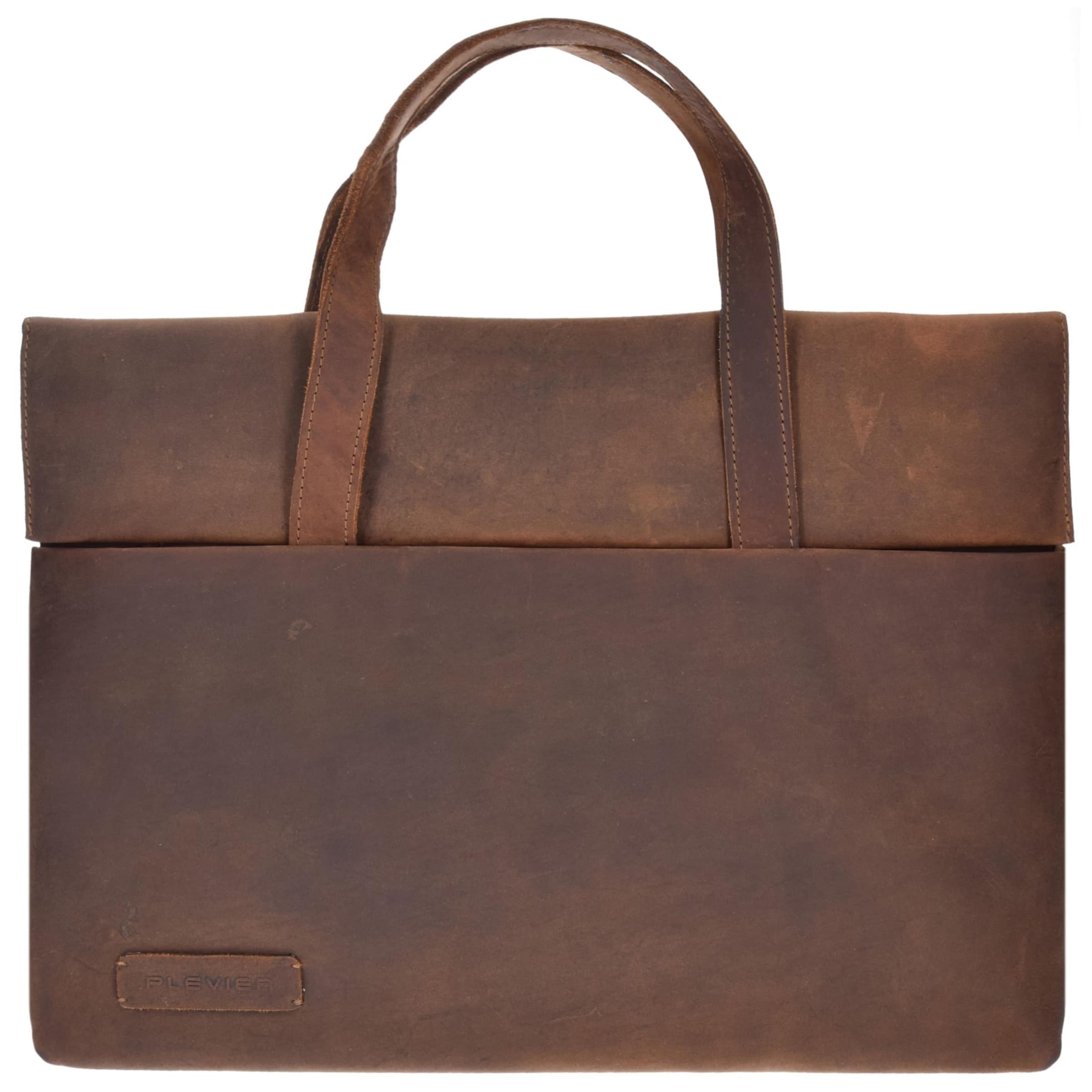 Plevier Aktentasche in Braun: Vorderseite