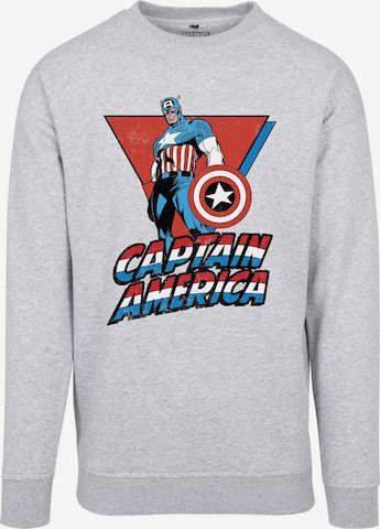 Mister Tee Sweatshirt 'Captain America' in Grau: predná strana