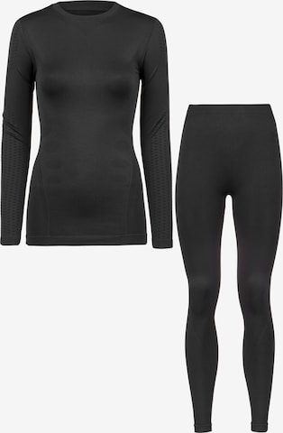 Whistler Base Layer in Black: front