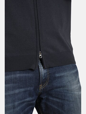 Jan Vanderstorm Gebreid vest 'Agner' in Blauw