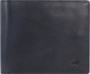 Braun Büffel Portemonnee in Blauw: voorkant