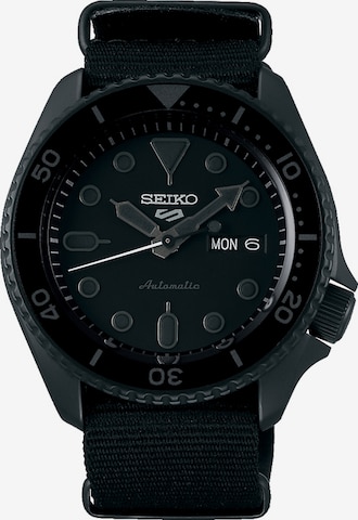 SEIKO Uhr in Schwarz: predná strana