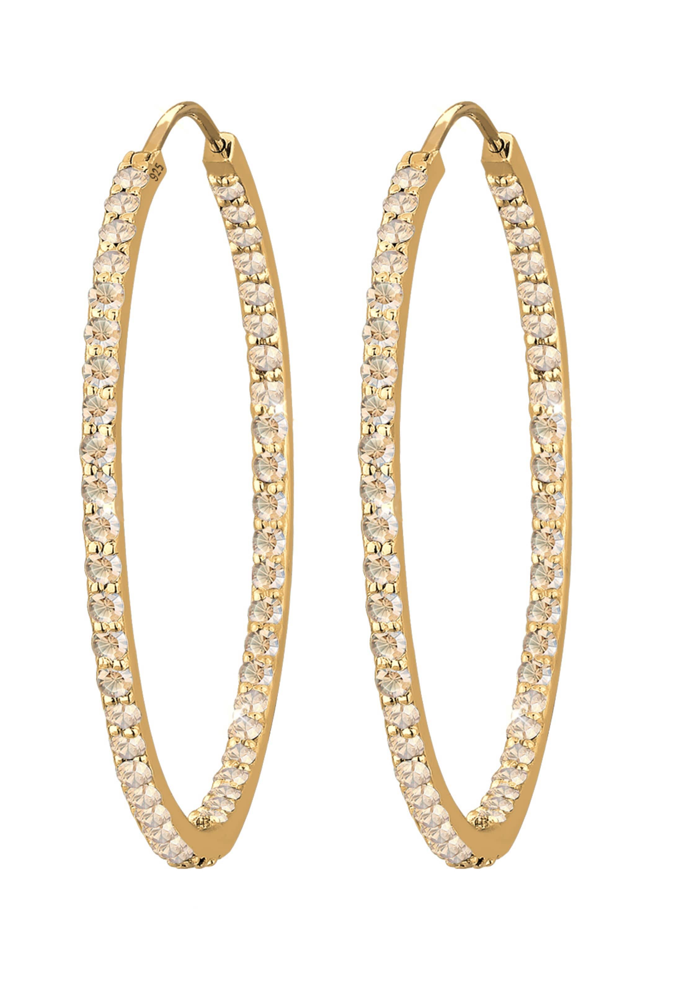 Boucles d'oreilles 'Kristall' ELLI PREMIUM en or : devant