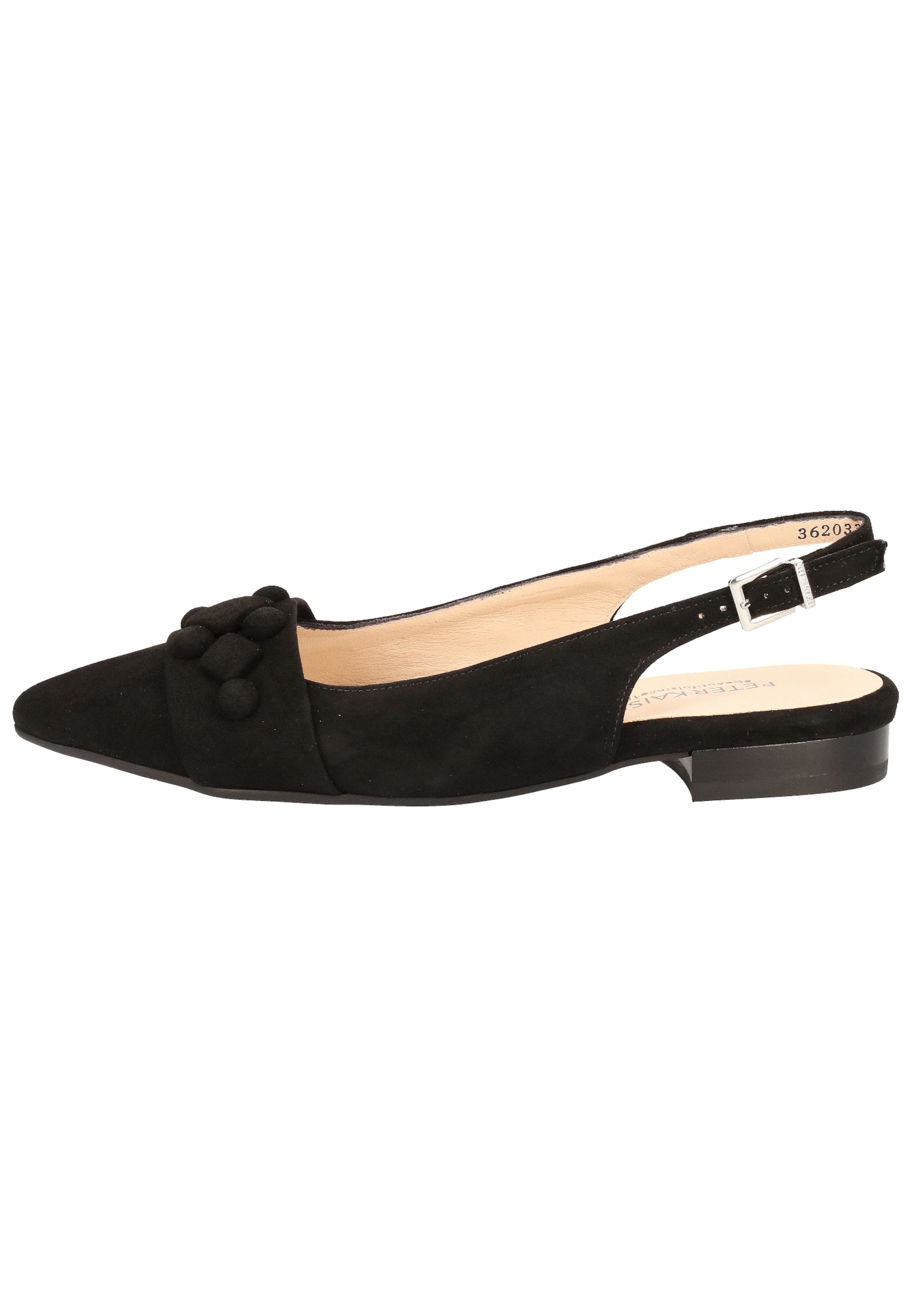 PETER KAISER Strap ballerina in Black