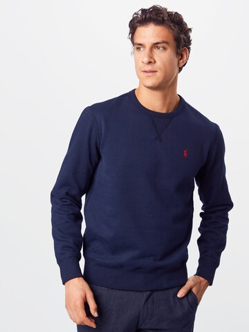 Coupe regular Sweat-shirt Polo Ralph Lauren en bleu : devant