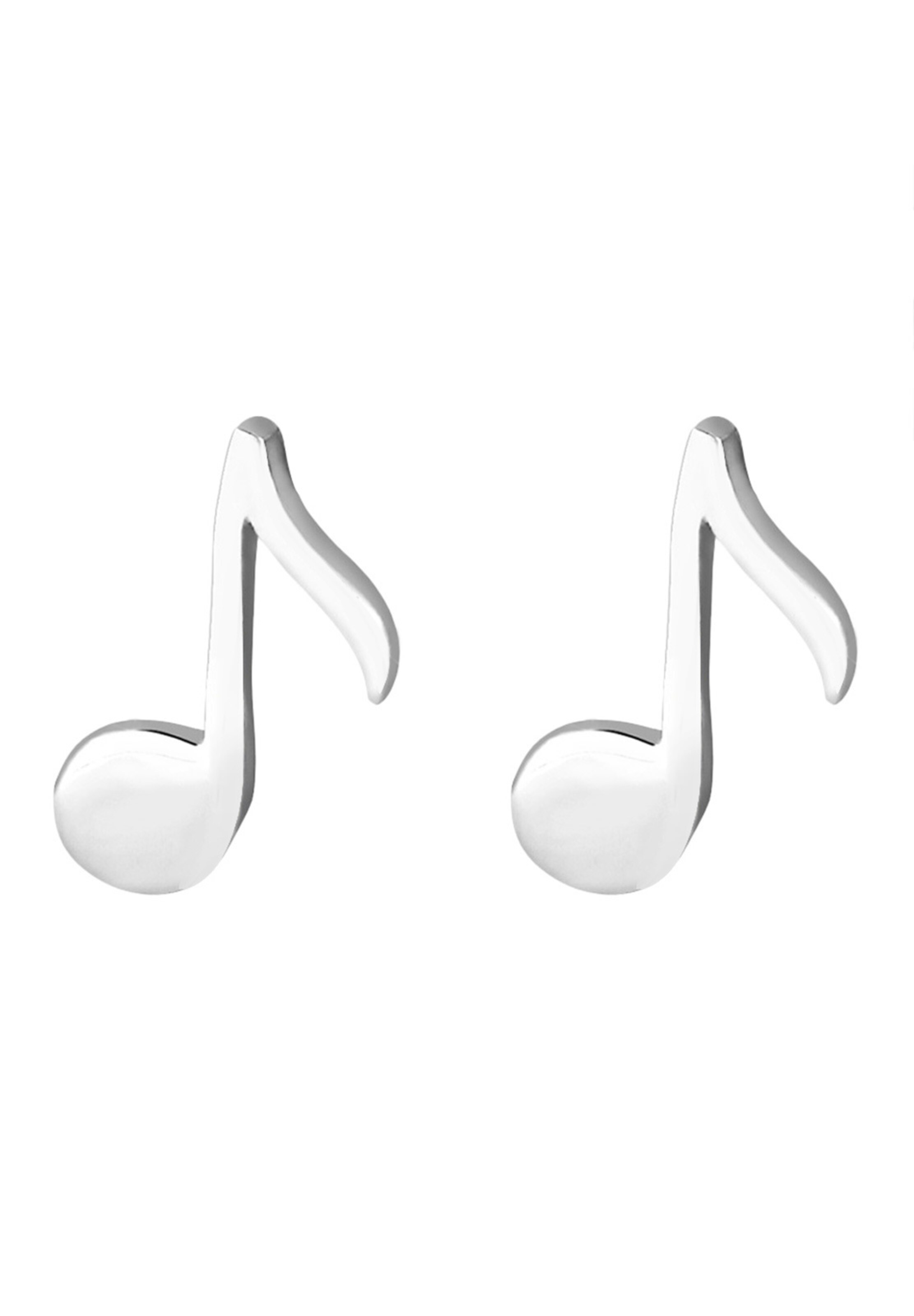 Boucles d'oreilles 'Note' ELLI en argent : devant