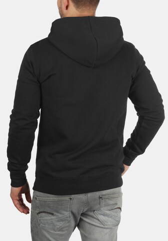 !Solid Zip-Up Hoodie 'Berti' in Black