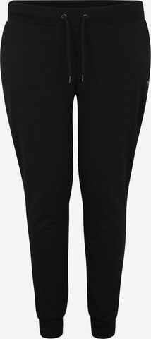 Tapered Pantaloni sportivi 'ELINA' di Only Play Curvy in nero: frontale