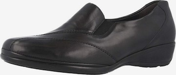 SEMLER Classic Flats in Black: front