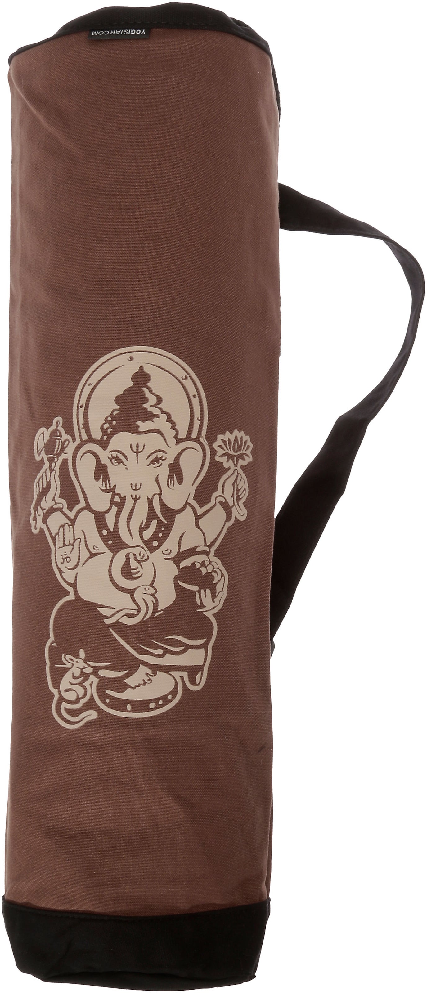 YOGISTAR.COM Yogatasche in Braun: Vorderseite