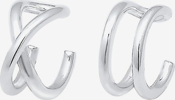 ELLI Earcuff 'Geo' in Silber: Vorderseite