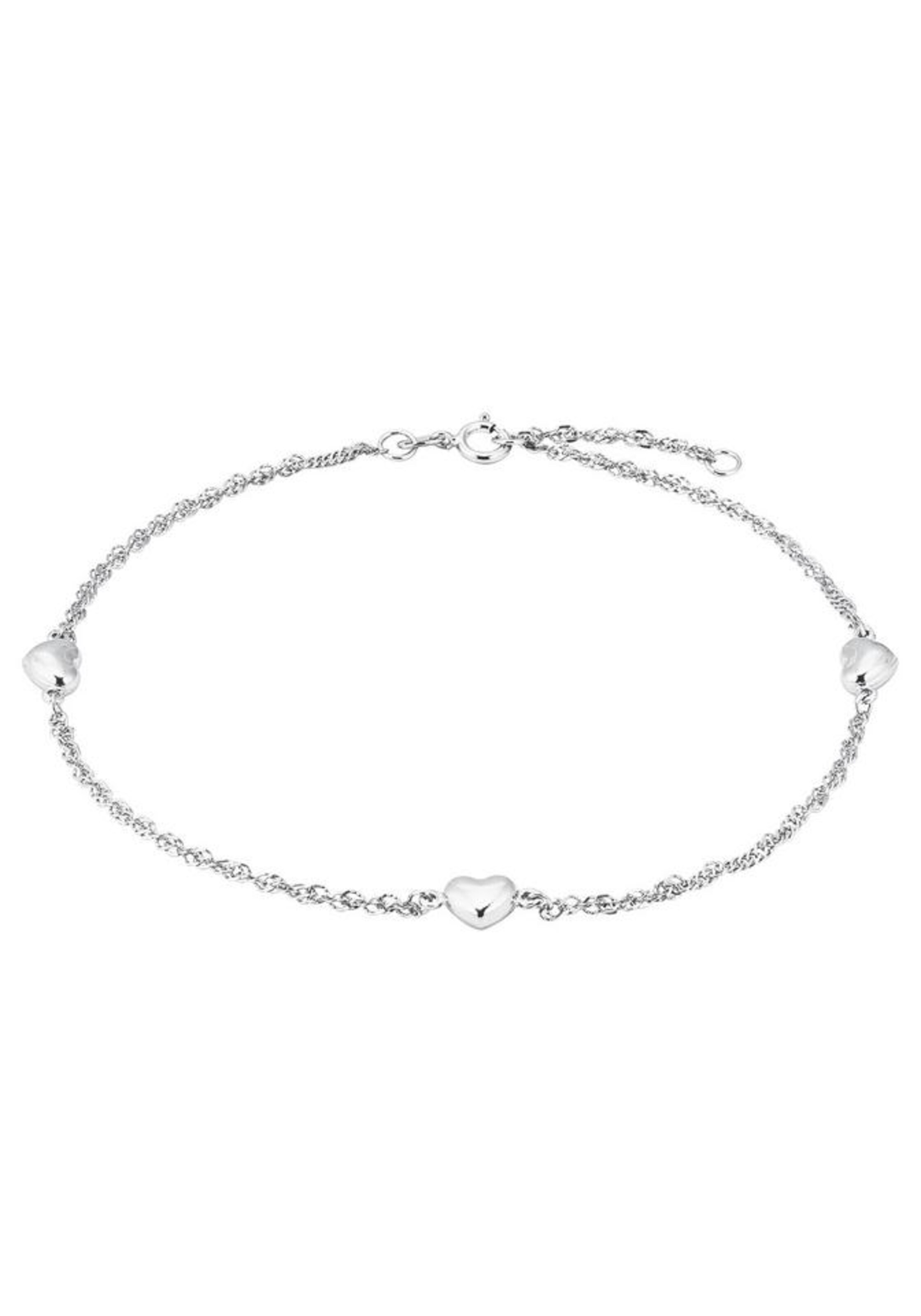 AMOR Foot Jewelry in Silver: front