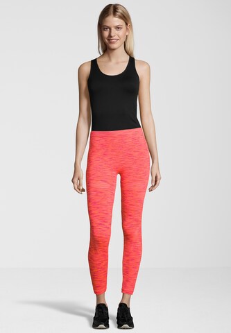 ENDURANCE Skinny Sports trousers 'Battipaglia' in Orange