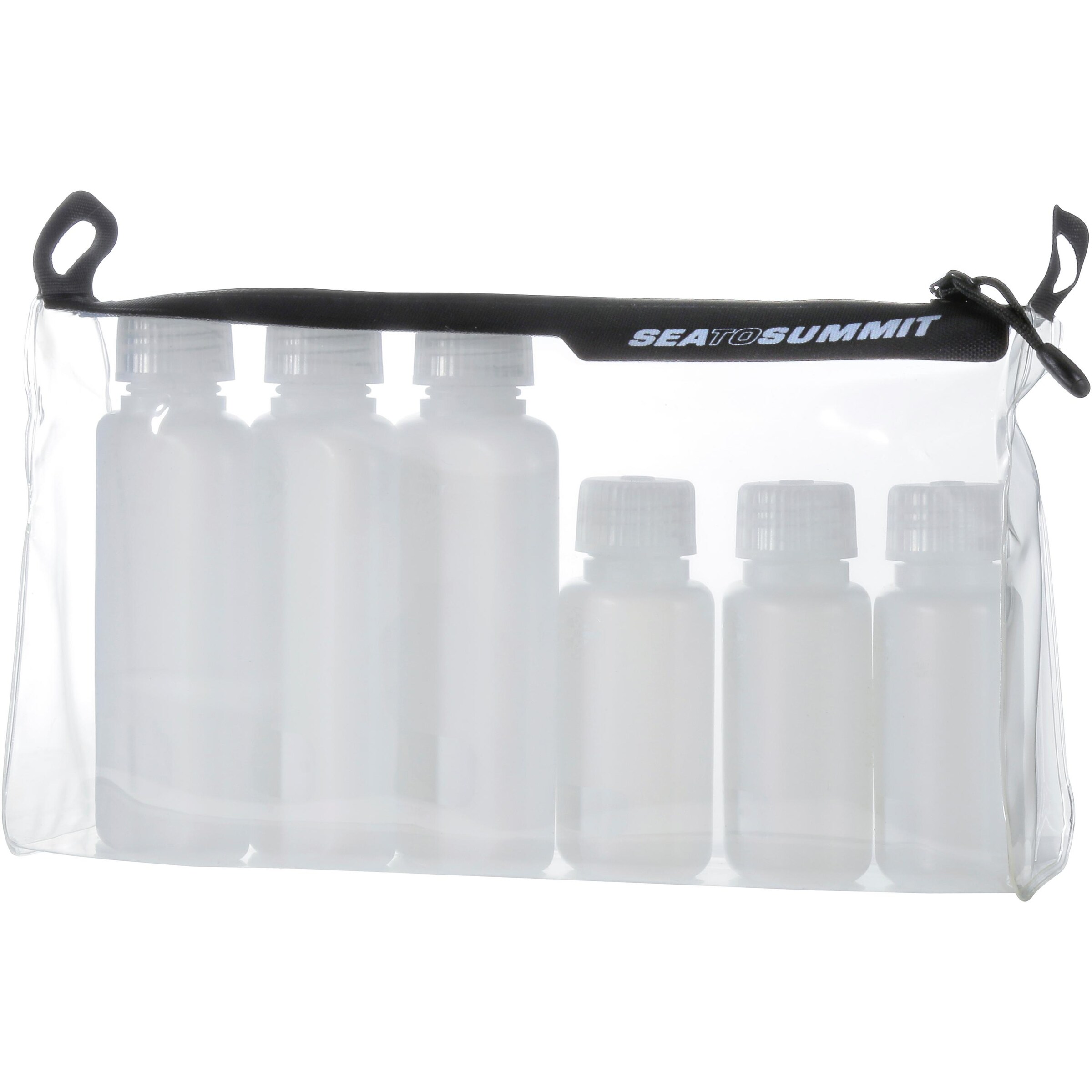 SEA TO SUMMIT Campinggeschirr 'Reisetüte Flüssigkeiten' in Transparent: Vorderseite