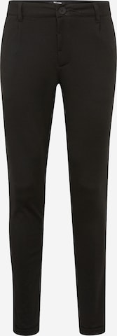 Pantalon chino Only & Sons en noir : devant