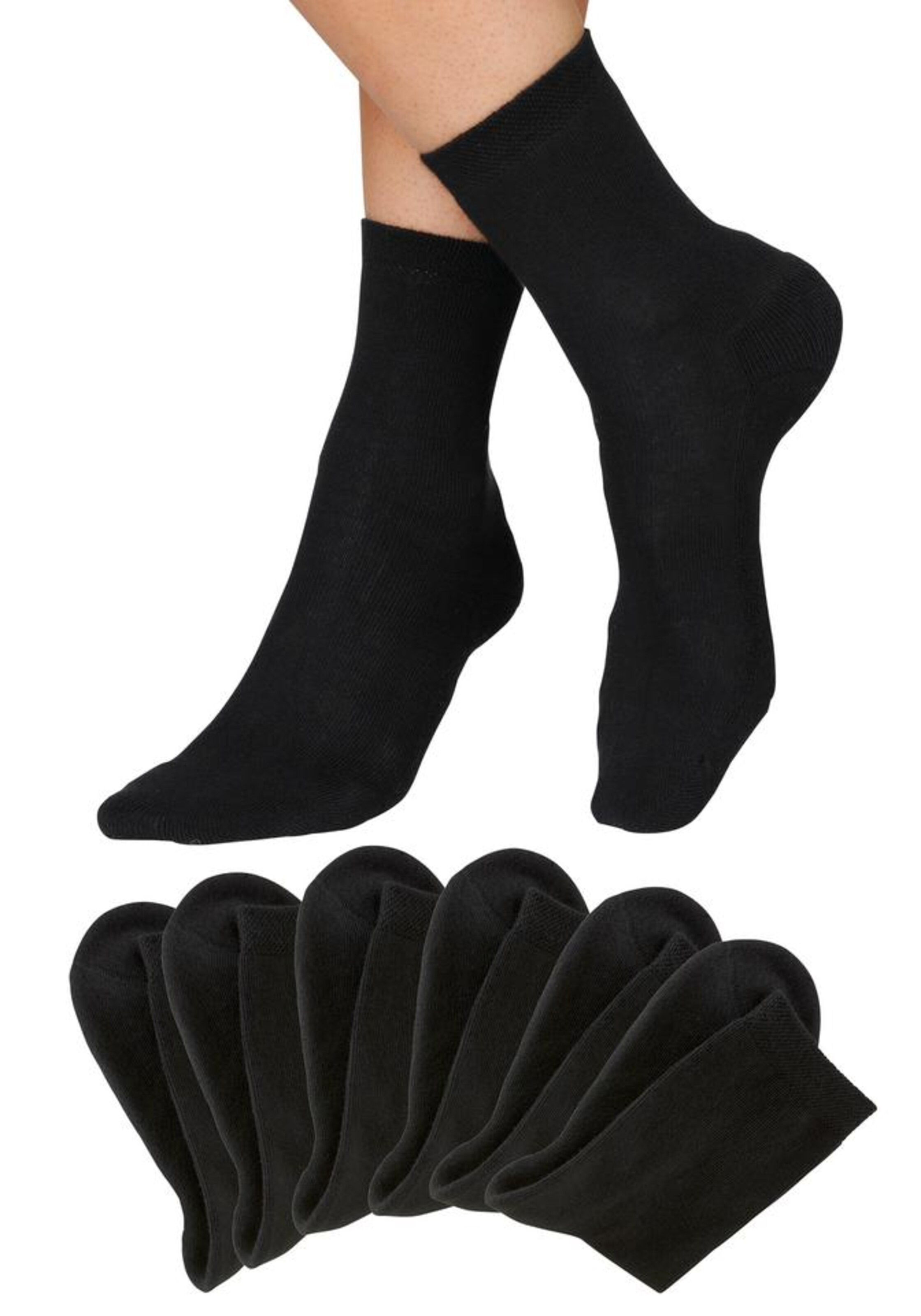 H.I.S Ponožky - Čierna