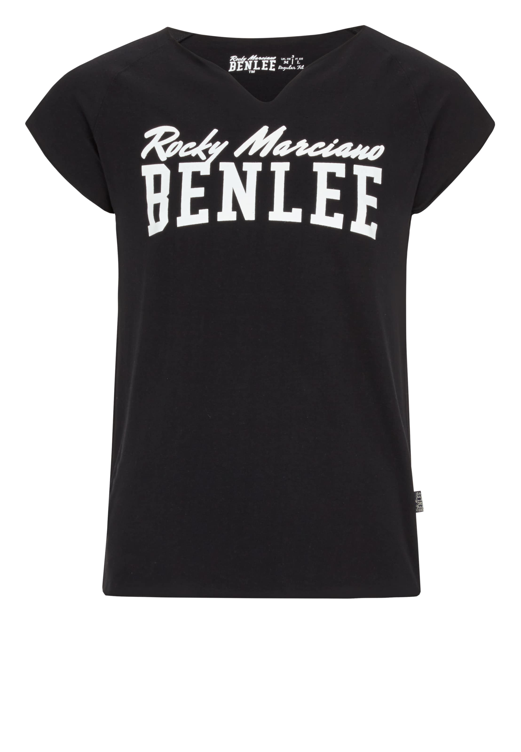 T-Shirt fonctionnel 'Edwards' Benlee en noir : devant