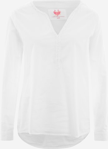 LIEBLINGSSTÜCK Blouse in Wit: voorkant