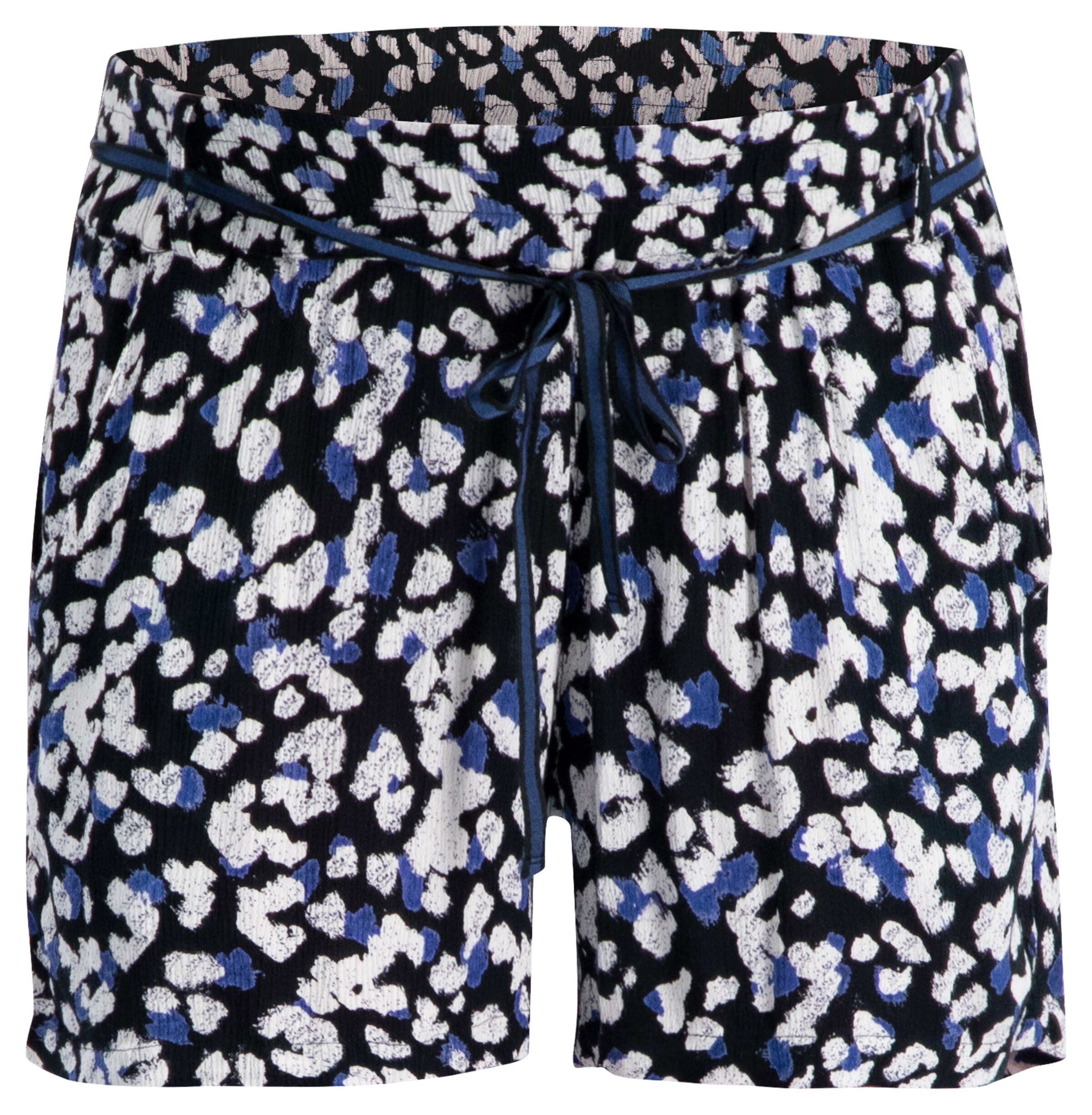 Supermom - Umstandsshorts ' Moncao Blue AOP ' in blau