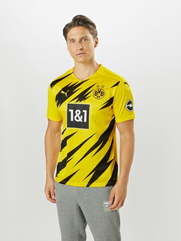 PUMA - Camiseta de fútbol 'BVB' en amarillo: frente