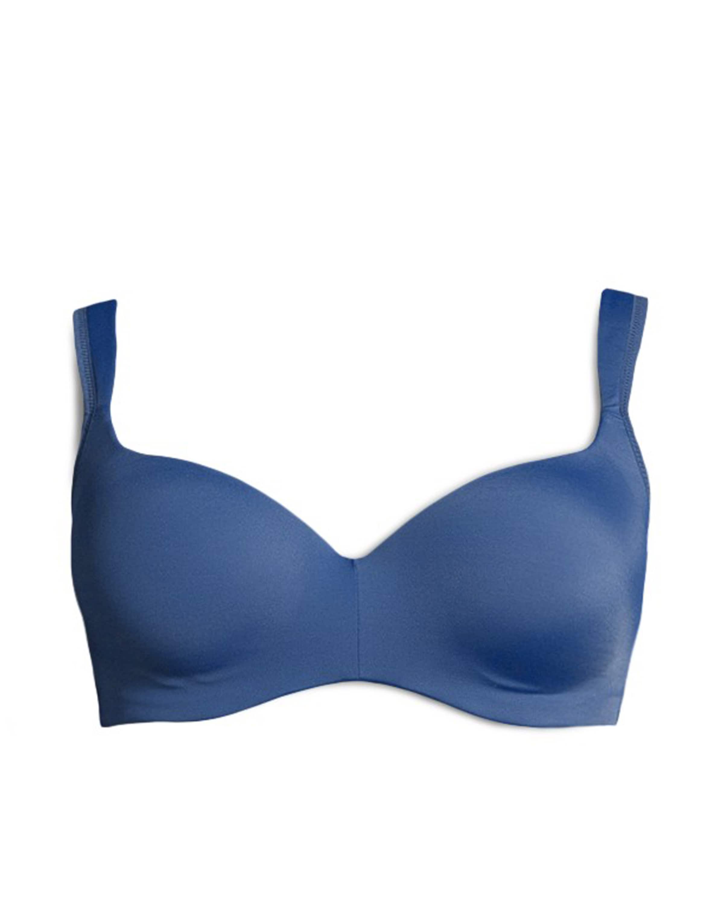 NUANCE Tričkové Podprsenka - Modrá: predná strana