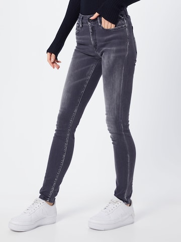 REPLAY Skinny Jeans 'New Luz' in Grey: front