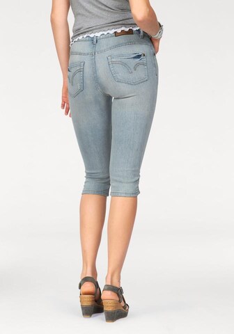 ARIZONA Skinny Caprijeans in Blau