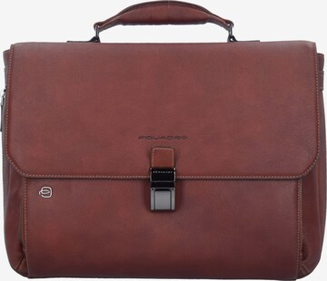 Piquadro Document Bag in Brown: front