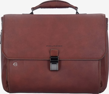 Piquadro Document Bag in Brown: front