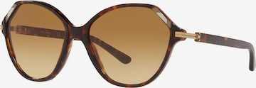 Lunettes de soleil Tory Burch en marron : devant