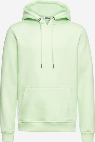 Sweat-shirt Urban Classics en vert : devant