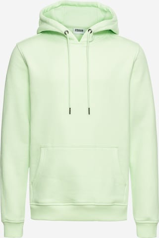 Urban Classics Sweatshirt in Groen: voorkant