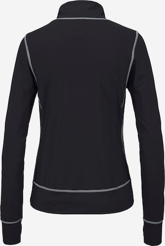 Bluză cu fermoar sport de la LASCANA ACTIVE pe negru