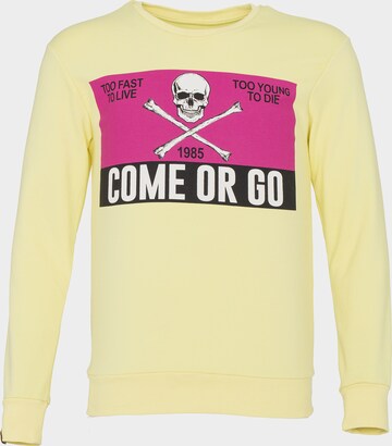 PLUS EIGHTEEN Sweatshirt in Yellow: front