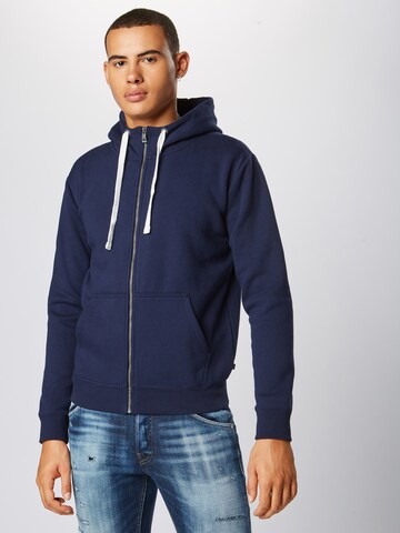 QS Sweatvest in Blauw