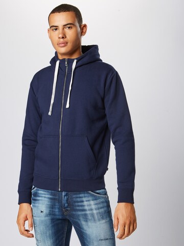 QS Sweatjacke in Blau