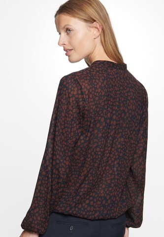 SEIDENSTICKER Blouse 'Schwarze Rose' in Bruin