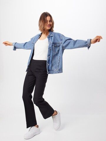 Regular Pantalon à plis 'Ponta' Part Two en noir