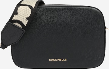 Coccinelle - Bolso de hombro 'Tebe' en negro: frente