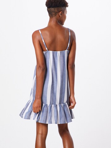 SISTERS POINT Summer dress 'Carol' in Blue: back