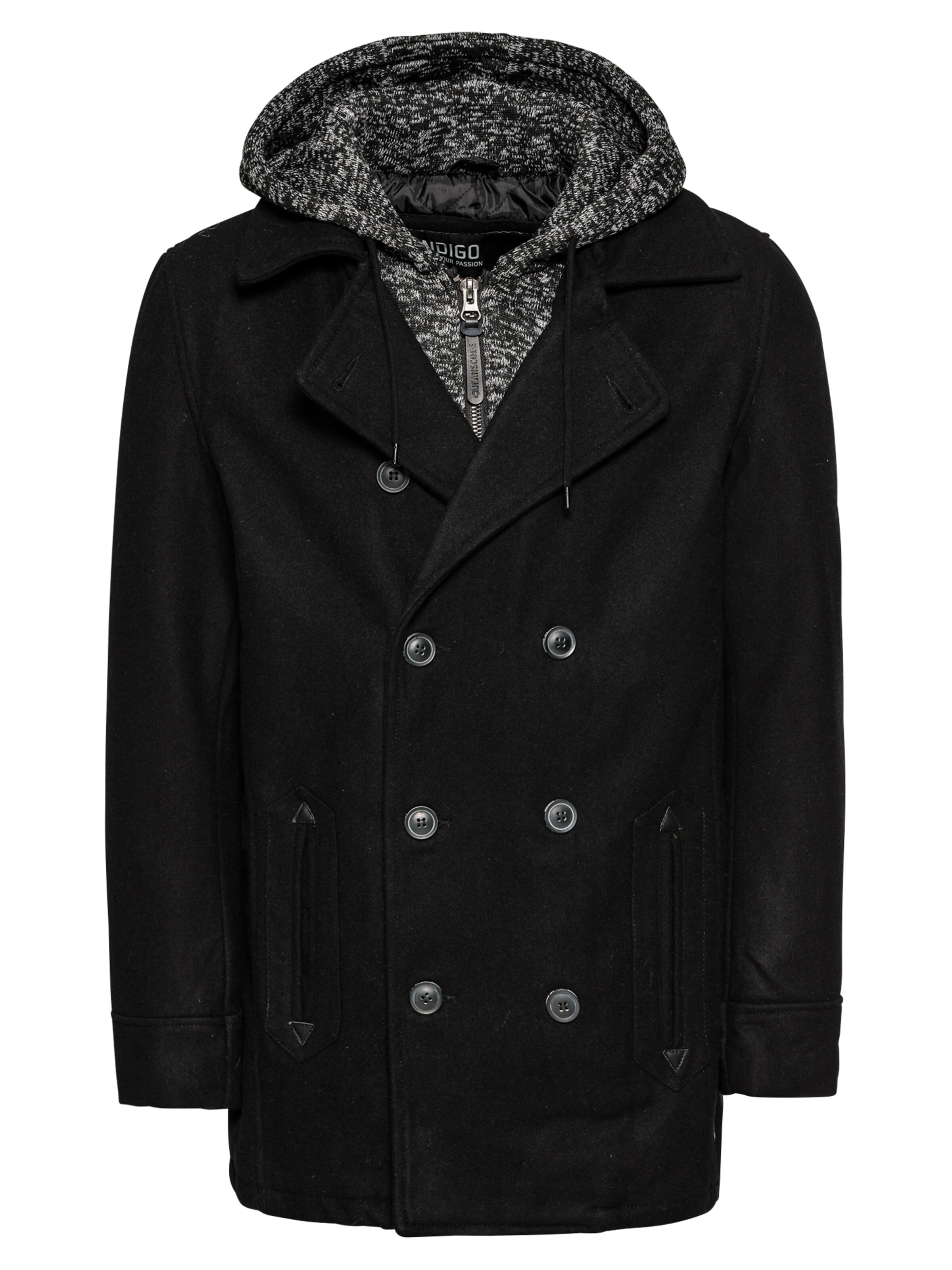 INDICODE JEANS - Winterjas 'Clifford' in de kleur Grijs