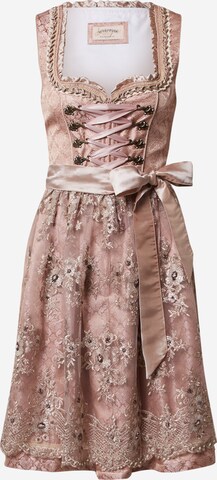 STOCKERPOINT Dirndl 'Lilou' in Pink: front